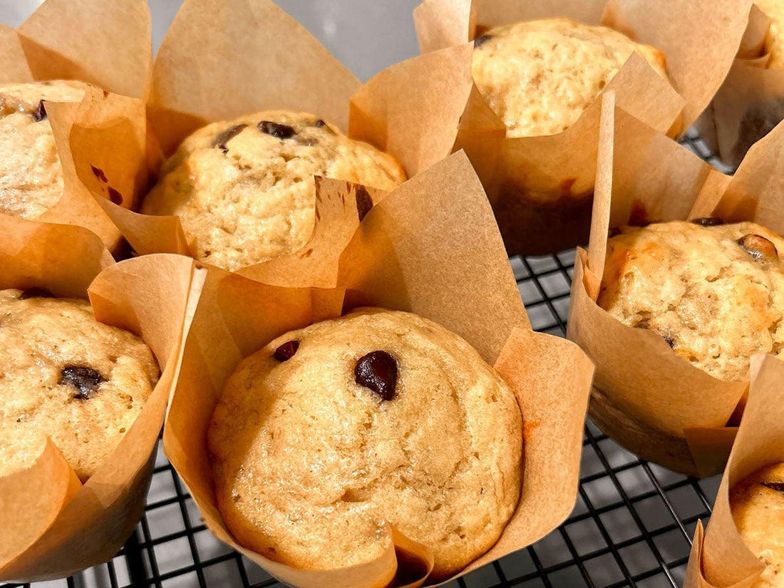 Chocolate Chip Sourdough Muffin - Little Farm Pets