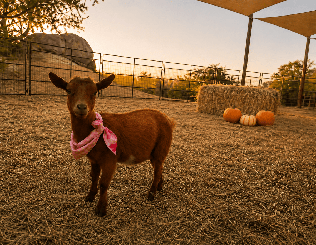 Halloween Goat Yoga - Little Farm Pets